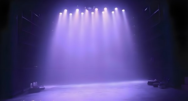 haze particles in light beams