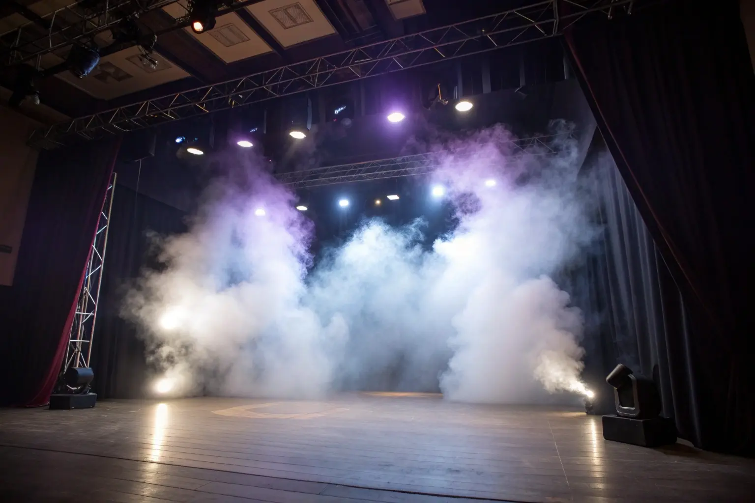 fog burst stage effect